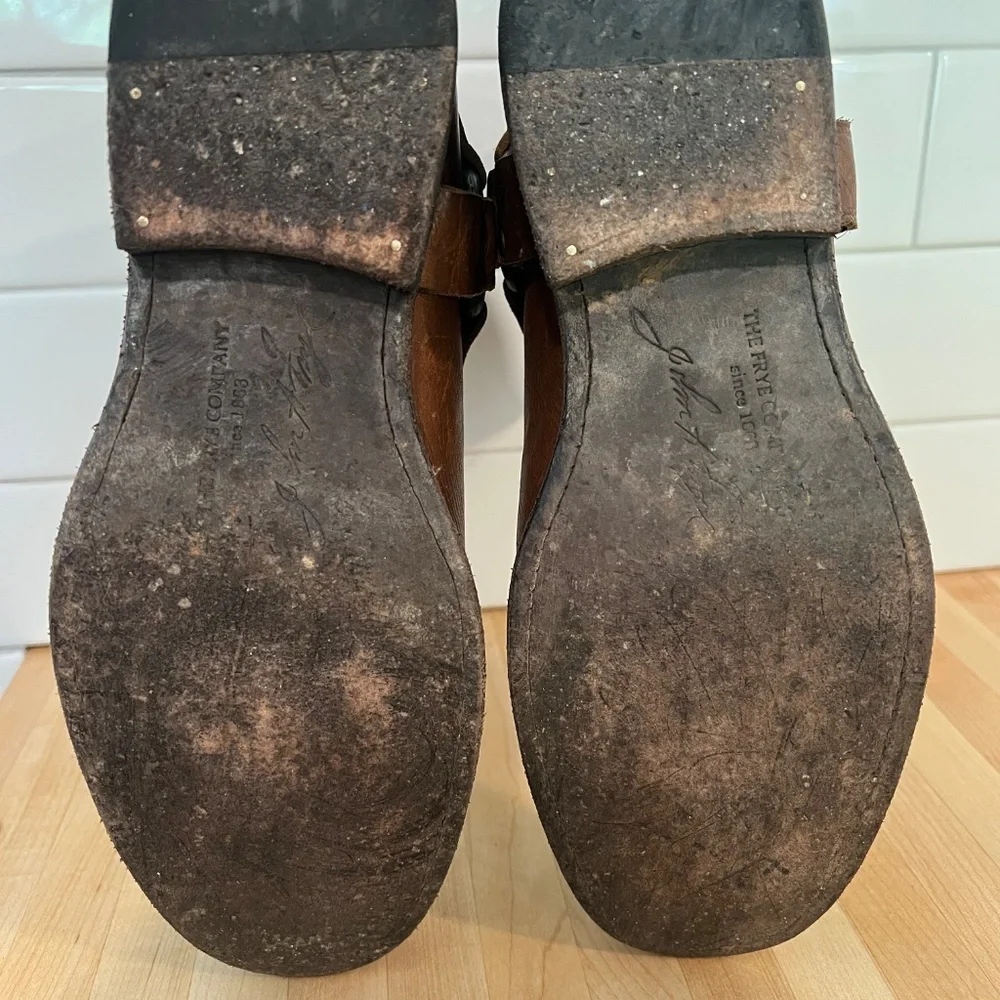 Frye Leather Shirt Boots - Picture 7 of 7